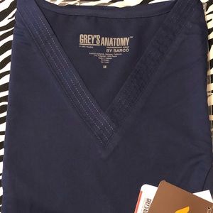 Greys Anatomy V-Neck Princess Scrub Top